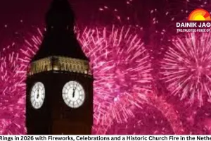 World Rings in 2026 with Fireworks, Celebrations and a Historic Church Fire in the Netherlands