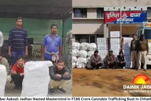 YouTuber Aakash Jadhav Named Mastermind in ₹7.86 Crore Cannabis Trafficking Bust in Chhattisgarh