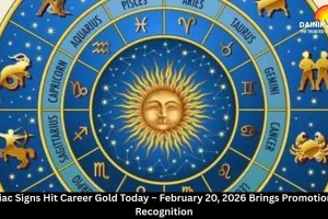  4 Zodiac Signs Hit Career Gold Today – February 20, 2026 Brings Promotions and Recognition