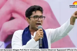Abhishek Banerjee Alleges Poll Norm Violations, Claims Observer Bypassed Official Channels
