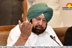 Amarinder Singh’s Possible Congress Return Triggers Political Ripples Ahead of Punjab’s 2027 Poll Battle
