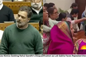 BJP Moves Notice Seeking Rahul Gandhi’s Disqualification as Lok Sabha Faces Repeated Disruptions