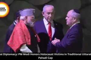 Cultural Diplomacy: PM Modi Honors Holocaust Victims in Traditional Uttarakhandi Pahadi Cap