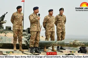 Defence Minister Says Army Not in Charge of Government, Reaffirms Civilian Authority
