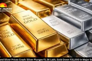 Gold and Silver Prices Crash: Silver Plunges ₹1.36 Lakh, Gold Down ₹31,000 in Major Sell-Off
