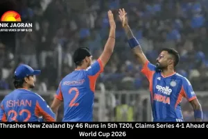 India Thrashes New Zealand by 46 Runs in 5th T20I, Claims Series 4-1 Ahead of T20 World Cup 2026  