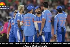 India vs Netherlands T20 World Cup 2026: Shivam Dube, Varun Chakaravarthy Power India to Record 12th Straight Win