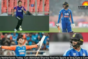 India vs Netherlands Today: Can Abhishek Sharma Find His Spark as Siraj Eyes a Comeback?