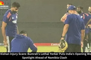   Ishan Kishan Injury Scare: Bumrah's Lethal Yorker Puts India's Opening Woes in Spotlight Ahead of Namibia Clash