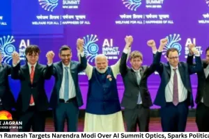 Jairam Ramesh Targets Narendra Modi Over AI Summit Optics, Sparks Political Row
