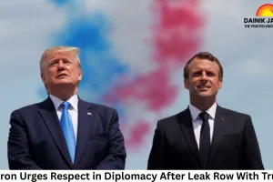 Macron Urges Respect in Diplomacy After Leak Row With Trump