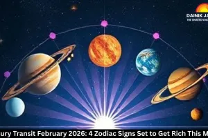 Mercury Transit February 2026: 4 Zodiac Signs Set to Get Rich This Month