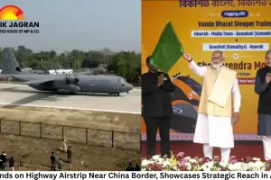 PM Lands on Highway Airstrip Near China Border, Showcases Strategic Reach in Assam