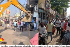 Raipur Municipal Corporation Undertakes Major Anti-Encroachment Drive, Removes 73 Illegal Shop Sheds