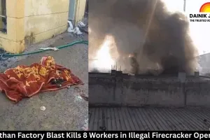 Rajasthan Factory Blast Kills 8 Workers in Illegal Firecracker Operation