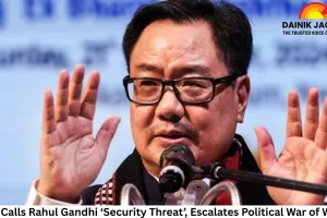 Rijiju Calls Rahul Gandhi ‘Security Threat’, Escalates Political War of Words