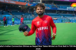 Sher Malla’s Indian Connection Shines as Nepal Star Takes Wicket on First Ball in T20 World Cup 2026