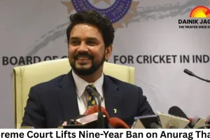 Supreme Court Lifts Nine-Year Ban on Anurag Thakur, Clears Way for Return to BCCI Affairs