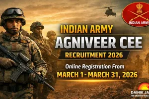 Indian Army Launches Agniveer CEE Recruitment 2026; Online Process to Begin Soon