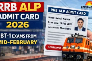 RRB Releases ALP Admit Card 2026 Ahead of CBT‑1; Exams to Begin Mid‑February