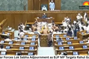 Uproar Forces Lok Sabha Adjournment as BJP MP Targets Rahul Gandhi