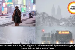 US Snowstorm Grounds 11,000 Flights: 5 Lakh Homes Hit by Power Outages, Boston Globe Fails to Print in 153 Years