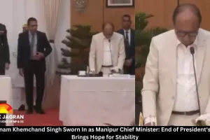  Yumnam Khemchand Singh Sworn In as Manipur Chief Minister: End of President's Rule Brings Hope for Stability
