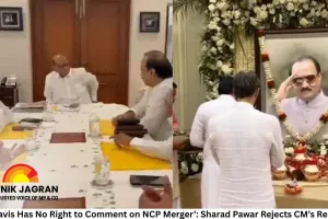 ‘Fadnavis Has No Right to Comment on NCP Merger’: Sharad Pawar Rejects CM’s Remarks, Meets Ajit Pawar’s Sons in Baramati