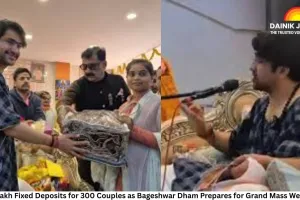 ₹90 Lakh Fixed Deposits for 300 Couples as Bageshwar Dham Prepares for Grand Mass Wedding