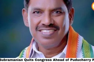 AV Subramanian Quits Congress Ahead of Puducherry Polls