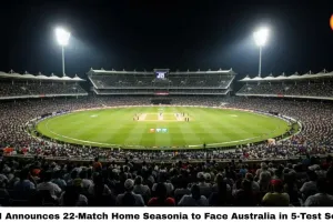 BCCI Announces 22-Match Home Seasonia to Face Australia in 5-Test Series