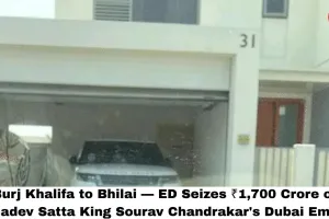 Burj Khalifa to Bhilai — ED Seizes ₹1,700 Crore of Mahadev Satta King Sourav Chandrakar's Dubai Empire
