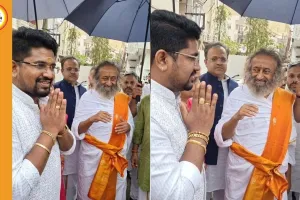Dr. Bhargav Mallappa Meets Sri Sri Ravi Shankar in Rishikesh, Seeks Blessings and Guidance