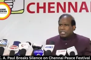 Dr. K. A. Paul Breaks Silence on Chennai Peace Festival Row