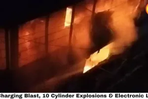 Indore Fire Tragedy: EV Charging Blast, 10 Cylinder Explosions & Electronic Locks That Wouldn't Open — 8 Dead in Brijeshwari Annexe Horror