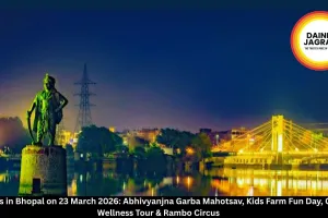  Events in Bhopal on 23 March 2026: Abhivyanjna Garba Mahotsav, Kids Farm Fun Day, Cow Wellness Tour & Rambo Circus