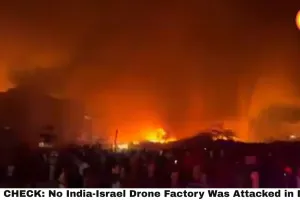 FACT CHECK: No India-Israel Drone Factory Was Attacked in Delhi — MEA Debunks Viral Claim, Video Is From a Fish Market Fire