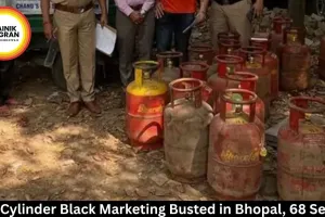 Gas Cylinder Black Marketing Busted in Bhopal, 68 Seized