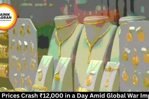 Gold Prices Crash ₹12,000 in a Day Amid Global War Impact