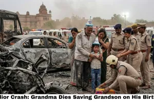 Gwalior Crash: Grandma Dies Saving Grandson on His Birthday