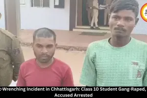  Heart-Wrenching Incident in Chhattisgarh: Class 10 Student Gang-Raped, Three Accused Arrested