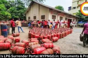 India's LPG Surrender Portal MYPNGD.in: Documents & Process