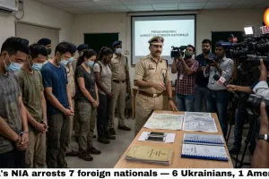 Drone Conspiracy and Rebel Training: 7 Foreigners Arrested in India in Major NIA Crackdown
