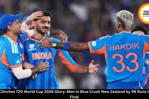 India Clinches T20 World Cup 2026 Glory: Men in Blue Crush New Zealand by 96 Runs in Epic Final