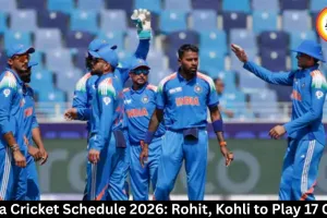 India Cricket Schedule 2026: Rohit, Kohli to Play 17 ODIs