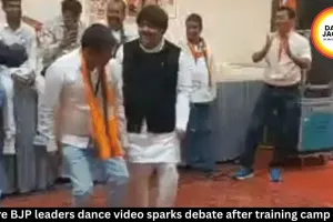  Indore BJP leaders dance video sparks debate after training camp finale
