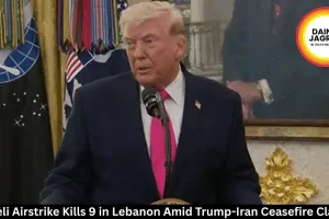Israeli Airstrike Kills 9 in Lebanon Amid Trump-Iran Ceasefire Claims