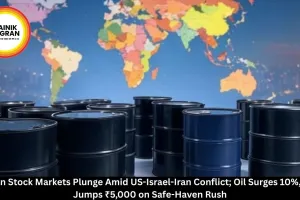  Indian Stock Markets Plunge Amid US-Israel-Iran Conflict; Oil Surges 10%, Gold Jumps ₹5,000 on Safe-Haven Rush
