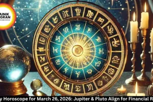  Money Horoscope for March 26, 2026: Jupiter & Pluto Align for Financial Rebirth