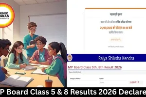 MP Board Class 5 & 8 Results 2026 Declared Today 